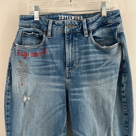 Idyllwind Denim Blue Flare Jeans - Picture 7 of 13